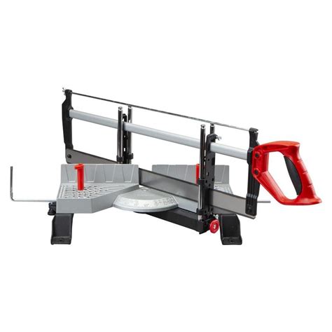 cmht20800 craftsman 22-in blade x 8-in d metal miter box|CRAFTSMAN Miter Box, Hand Miter Saw, Adjustable Angle .